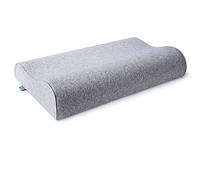Newsty Memory Foam Pillow for Neck and Shoulder Pain Cervical Pillow for Back Sleeper, Side Sleeper, Stomach Sleeper Bed Pillow for Neck Pain Relief - Grey