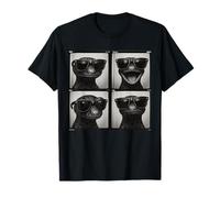 Newt Salamander Cool Sunglasses Portraits T-Shirt