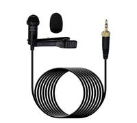 NewTH Lavalier Lapel Microphone 3.5mm Compatible with Sennheiser Wireless System Bodypack Transmitter Omnidirectional Condenser Mic for YouTube, Interview, Studio, Video Recording, 5ft/1.5M