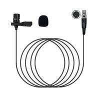NewTH Lavalier Lapel Microphone Wired Clip On Lav Unidirectional Condenser Mic for AKG Wireless Transmitter (Mini XLR 3 Pin TA3F Plug only for AKG)