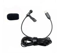 NewTH Lavalier Microphone USB C Lapel Clip-on Mic for iPhone 15/15 Pro /15 Pro Max Condenser Mic Phone Audio Video Recording Lav Lapel Mic for YouTube, Vlog, Interview on Android Type-C Device,3M