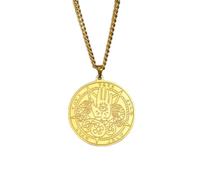NewThe Evil Eye with Hamsa Hand Pendant Necklace Snake Rune TalismanJewelry