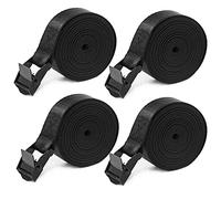 Newthinking 4 Pack Tie Down Straps, Heavy Duty Lashing Straps Tensioning Belts with Adjustable Cam Buckle for Car Luggage and Garden Tent Bundled Fixed, 2.5CM*2M