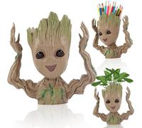 Newthinking Baby Groot Plant Pot, Novelty Groot Flowerpot Pen Holder