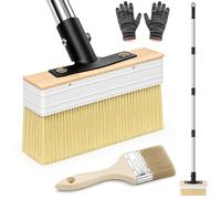 Newthinking Decking Paint Brush, Long Handle Decking Stain Oil Brush