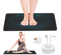 Newthinking Grounding Mat Earthing UK, 30X100CM Grounding Well Mat, Universal Earthing Feet Pad for Improving Sleep, Reducing Anxiety