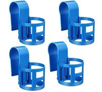 Newthinking Hanging Pool Cup Holder, Hanging Poolside Drink Holder, Pool Drinks Holder Clip On for Bestway Intex Above Ground Swimming Pool, Fits 2 Inch Top Bar (4 Pack)