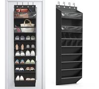 Newthinking Over the Door Storage Organiser, 8 Shelf Large Capacity Back of Door Hanging Storage Holder 14 Pockets for Bedroom Nursery, Kids Toys, Shoes, Diapers