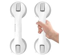 Newthinking Suction Bathroom Grab Rails, Hand Rail for Disabled, Portable Mobility Aids Safety Handle with Suction Cup Fitting, No Fixings Needed for Bathroom, Children and Disability Aids (2 Pack)