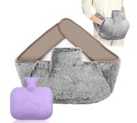 Newthinking Waist Hot Water Bottle for Adults, Wearable Wrap Around Hot Water Bottle Belt with Cover for Women Shoulders Neck Waist Stomach