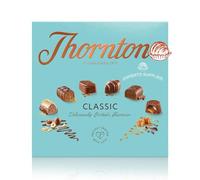 NewThornton Classic, Continental, Dark & MInt Chocolate Box Assortment or Continental Suitable For Vegetarians Perfect for Christmas & New Year 2025 (x1, Classic Assortment 150g)