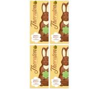 NewThornton Milk Chocolate Happy Bunny 170g Each - Easter egg hunt. Suitable for Vegetarians Great Chocolate For Hamper Easter Gift for Kids 2026 (Pack Of 4)