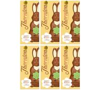 NewThornton Milk Chocolate Happy Bunny 170g Each - Easter egg hunt. Suitable for Vegetarians Great Chocolate For Hamper Easter Gift for Kids 2026 (Pack Of 6)