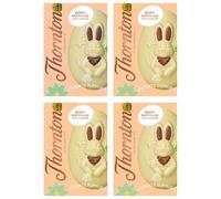 NewThornton White Chocolate Bunny Egg 151g Each - Easter Gifts For Kids | Easter Egg Hunt Gifts | Girls | Boys - White Bunny gift for Friends & Family (Pack Of 4)