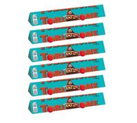 NewTobleron Crunchy Almonds Chocolate with Honey & Almond Nougat Bar Gifting 100g, Suitable For Vegetarians Perfect for Sharing and Gifting For Everyone (Pack Of 6)