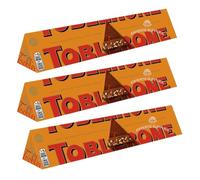 NewToblerone Golden Caramel, Fruit and Nuts and Dark and Almond Orange Twist Chocolate Bar 360g Pack of 3 Delightful Treat For Men Women By Experts Supplies (x 3, Orange Twist Milk Chocolate Bar)