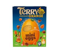 NewToffee Crisp, Malts, NewCelebraton, NewBounty, Galaxyy, Smartias, KT, Large Chocolate Easter Egg Perfect For Easter Egg Hunt School Offices Great Gift Idea (Terry Orange Egg)