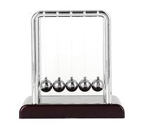Newton Cradle Balance Ball,Newtons Cradle Desk Toy,Physical Swinging Pendulum Balls,Newton Cradle Balance Pendulum Ball,Educational Science Office Desk Toy Stress Relief Gift