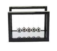 Newton Cradle Balance Balls, Stainless Steel Stress Relief Swinging Kinetic Balls Physics Learning Desk Toy for Home Office Decoration