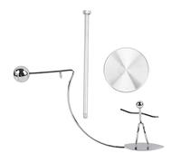 Newton Cradle Pendulum, Perpetual Motion Machine Desk Desktop Decoration Swinging Pendulum for Office Desk Art Decor (Little Prince of Surfing)