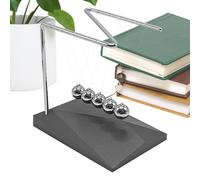 Newton Crib | Newton Balls Perpetual Motion Desk Toy, Cool Science Gadgets,Steel Ball Physical Toys, Office Accessories for Classroom and Office