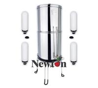 Newton Gravity Water Filter System With Heavy Metal Removal - 8.5L Capacity, 4X Candles