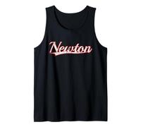 Newton Massachusetts Boston Area Vintage Varsity Distressed Tank Top