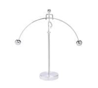 Newton Pendulum Balance Ball Cradle Balance Crafts Tumbler Drum Decompression Toys Desk Decoration desk children's defying cradle amber pendulum specimen Torches teaching Board Learning cradle