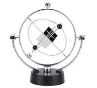 Newton Pendulum Magnetic Swing,Kinetic Orbital Craft Desktop Decoration Ornament Newton's Balance Balls Innovative Educational Physics Mechanics Science Toy for Office Home Desk,8.9x5.71x9.45in