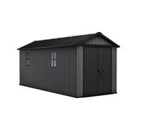 Keter Newton Plus Apex Outdoor Storage Shed Grey - 7.5 x 17ft