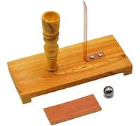 Newton’s First Law Inertia Demonstrator, Physics Mechanics Experiment Instrument With Wood Chip & Solid Ball For Property Teaching