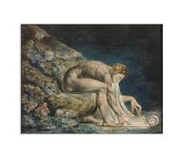 Newton William Blake Art Prints on Canvas Classic Art Prints Wall Decor Famous Paintings William Blake Inspiring Living Room Bedroom Artwork 42x30cm(17x12in) poster