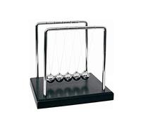 Newtons Cradle Balance Balls 7 1/4" - Black Wooden Base