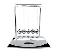 Newton's Cradle Balance Balls Desktop Physics Demonstration Pendulum Toy for Office Study Decor, Steel Balls, 18.5 x 12 x 20 cm Desktop Newton's Cradle Kinetic Balance Balls for