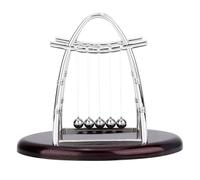 Newton's Cradle Balance Steel Balls for Office Desk Home Decor Suitable for Science Education Demonstration of Conservation of Momentum and Energy for Adults and Kids