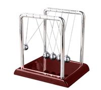 Newtons Cradle Swinging Balance 5 Balls Science Physics Gadget, Dynamic