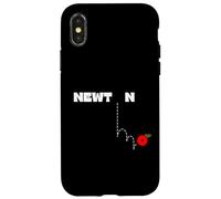 Newton's gravity law - Newton and the apple Case for iPhone X/XS