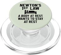 Newton's Laws - Funny Physics Teacher PopSockets PopGrip for MagSafe