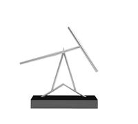 Newton's Pendulum Chaotic Pendulum Perpetual Motion Machine, Decoration Creative Business Gift Home Anti-Gravity Model(Battery)