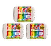 NewTony Chocolonely 12 Egg-Stra Special Chocolate Eggs 150g Perfect for Kids and Adults Gift for Easter & Easter Egg Hunts (x3)