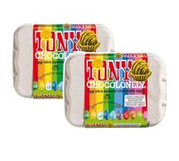 NewTony Chocolonely 12 Egg-Stra Special Chocolate Eggs 150g Perfect for Kids and Adults Gift for Easter & Easter Egg Hunts (x2)