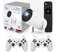 Newtopend Cinemaster Pro - 4K Smart Movie Projector, M300 Max Game Projector, LED, USB, White