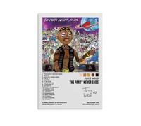 NEWTRASI Juice Wrld Poster The Party Never Ends Album Cover Music Posters Posters And Prints Canvas Wall Art Posters 08x12inch(20x30cm) Unframe-style-3
