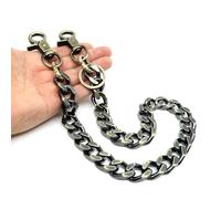 newtro Heavy Duty Wallet Chain Men Women Boy Girl, Biker Motorcycle Pants Jean Punk Goth Key Chain Black Gold Silver TH, Th04-bronze, 17in