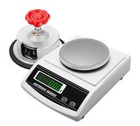 NEWTRY 300g/0.001g Fabric GSM Precision Electronic Balance Digital Analytic Scale with a Adjustable Disk Sampler Cloth Cutter 100cm2 of 0-2mm, for Fabrics, Paper (300g/0.001g + Sampler)