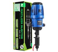 NEWTRY Fertilizer Injector for Drip Irrigation, 0.4%-4% Adjustable Dosing Pump, 3/4'' NPT Water Powered Liquid Doser for Garden, Greenhouse, Irrigation & Hydroponic System, Farm, Grow Tent