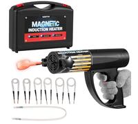 NEWTRY Magnetic Hand-Held Induction Heater kit with 8 Coils, 1500W Bolt Heating Removal Tool for Rusty Nuts Screws and Bolts, 220V