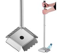 NEWTRY Trash Compactor, Heavy-Duty Metal Bin Booster with Gear-Driven Base Waste Recycling Hand Tool for Efficient Waste Compressing & Crushing- Fits 120L-240L Rolling Wheelie Bins