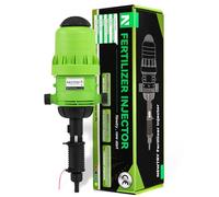 NEWTRY Water Powered Flow Dosing Pump Hydraulic Chemical Fertilizer Injector Proportioning Dispenser Liquid Diluent Doser Proportioner for Drip Irrigation Mixer Hose Livestock Farm (0.4% -4%)