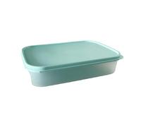 NewTupperware Modular Mates Rectangular #1 Container 8.5-cup / 2 L with Lid (Aquamarine)